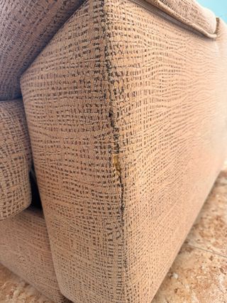 Sofá Cama Beige Tela