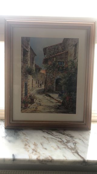 Dos cuadros decorativos