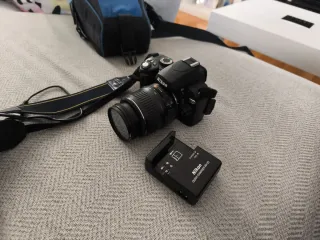 Cámara Nikon D60 + Objetivo + Accesorios
