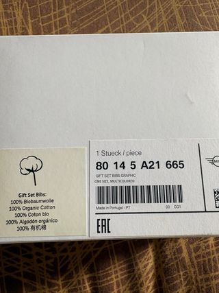 Baberos Mini sin estrenar