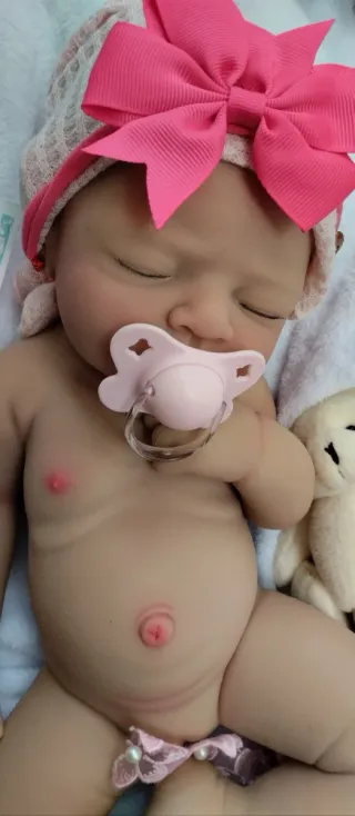 Bebé Reborn Silicona Completa 44cmby 2.500 gm