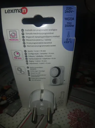 2 Enchufes Programadores Lexman