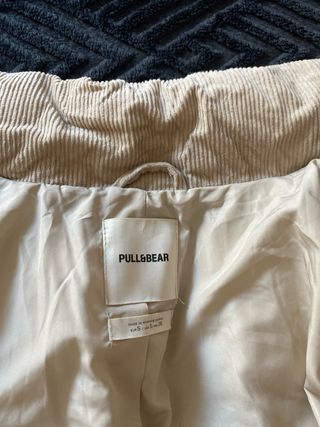 Cazadora pana beige mujer talla S