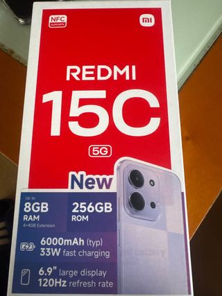 Xiaomi Redmi 15C 256GB nero