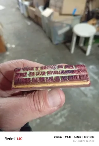 Lote 10 Matasellos Antiguos Madera y Metal