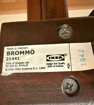 Pareja Tumbonas Plegables IKEA Brommö