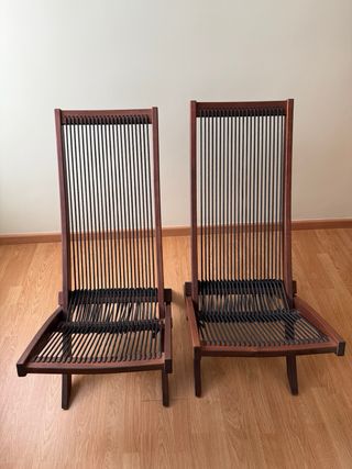 Pareja Tumbonas Plegables IKEA Brommö