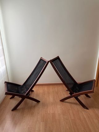 Pareja Tumbonas Plegables IKEA Brommö