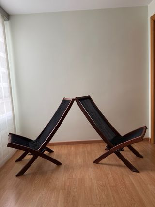 Pareja Tumbonas Plegables IKEA Brommö