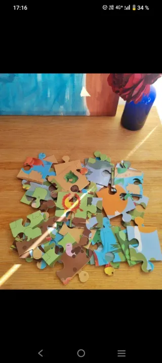 Mini cocina de juguete y Puzzle