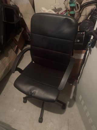 Silla de oficina Ikea negra
