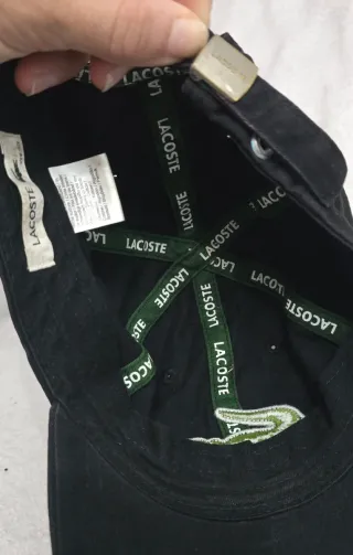 Gorra Lacoste Negra