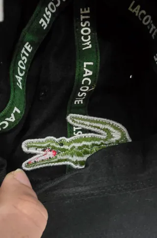 Gorra Lacoste Negra