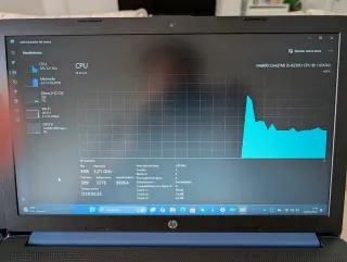 Portátil HP 15,6 i5-8250U 8GB RAM Batería Nueva