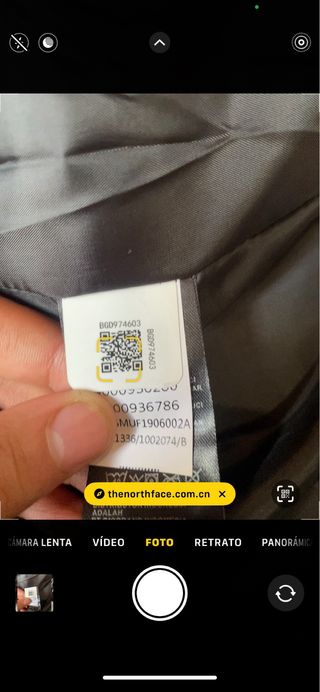 Chaqueta The North Face Puffer Negra Talla S