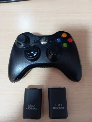 Mando Xbox 360 + 2 Baterías Recargables