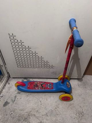 Patinete Patrulla Canina 3 Ruedas Azul