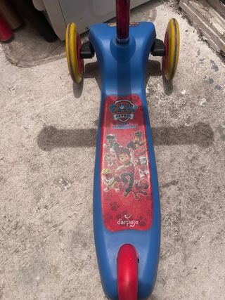 Patinete Patrulla Canina 3 Ruedas Azul