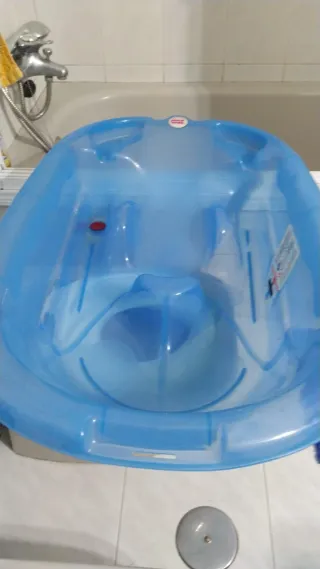 Bañera bebé azul