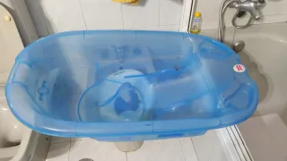 Bañera bebé azul