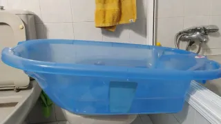 Bañera bebé azul