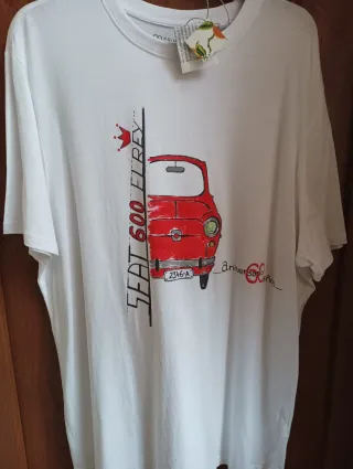 CAMISETAS PINTADAS A MANO DE TU COCHE CLÁSICO.