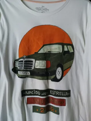 CAMISETAS PINTADAS A MANO DE TU COCHE CLÁSICO.