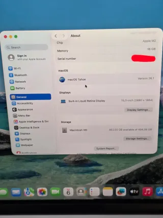 MacBook Air M2 512GB SSD 16GB RAM Plata