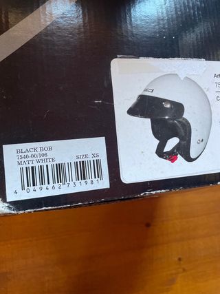 Casco Moto Jet marca Held Blanco Talla XS