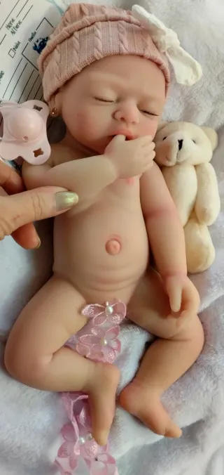 Bebé Reborn Silicona Completa 30-31 cm