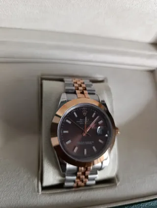 Rolex Datejust Oro Rosa y Acero