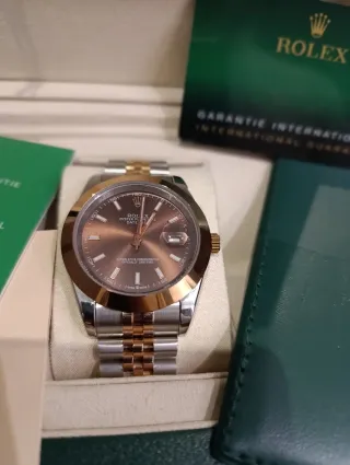 Rolex Datejust Oro Rosa y Acero