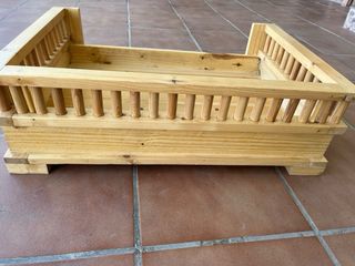 Cama artesanal para mascotas
