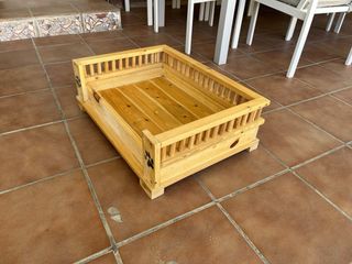 Cama artesanal para mascotas