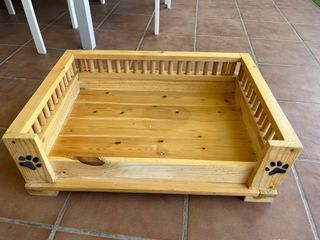 Cama artesanal para mascotas