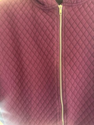 Sudadera ASOS granate acolchada