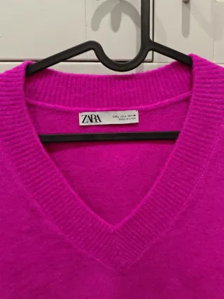 Jersey Zara Fucsia Talla Única
