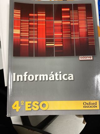 Informática 4.º ESO. Adarve Libro del alumno (S...