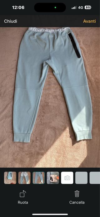 Nike Tech Fleece Pantalone Azzurro Chiaro