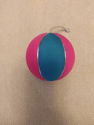 Decoración Navideña Bolas Rosas y Turquesas