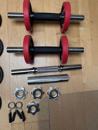 Juego Mancuernas Domyos + Accesorios