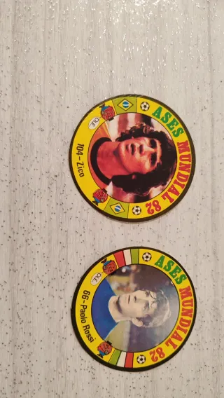Ases Mundial 82 Zico e Paolo Rossi