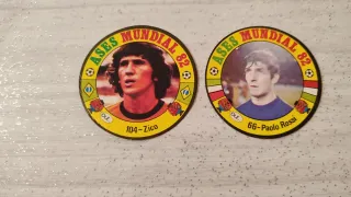 Ases Mundial 82 Zico e Paolo Rossi