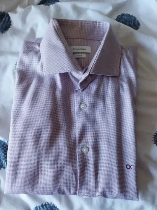 Camisa Calvin Klein Hombre Rosa nueva