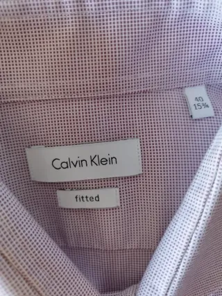Camisa Calvin Klein Hombre Rosa nueva