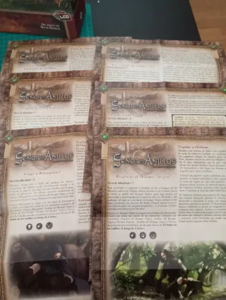 El Señor de los Anillos Juego Cartas + Expansiones