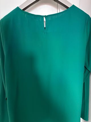 Camisa Cortefiel verde mujer talla M