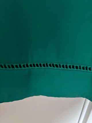 Camisa Cortefiel verde mujer talla M