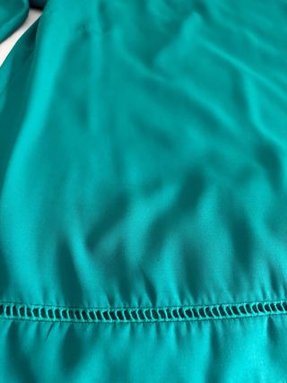 Camisa Cortefiel verde mujer talla M