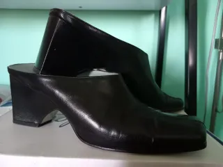 Sabot neri vera pelle 39/40